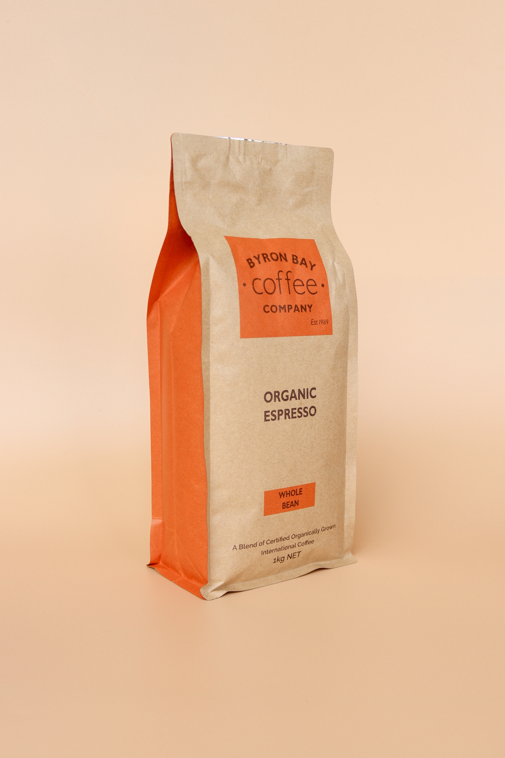 1kg Bag of Organic Mycotoxin Free Espresso Coffee