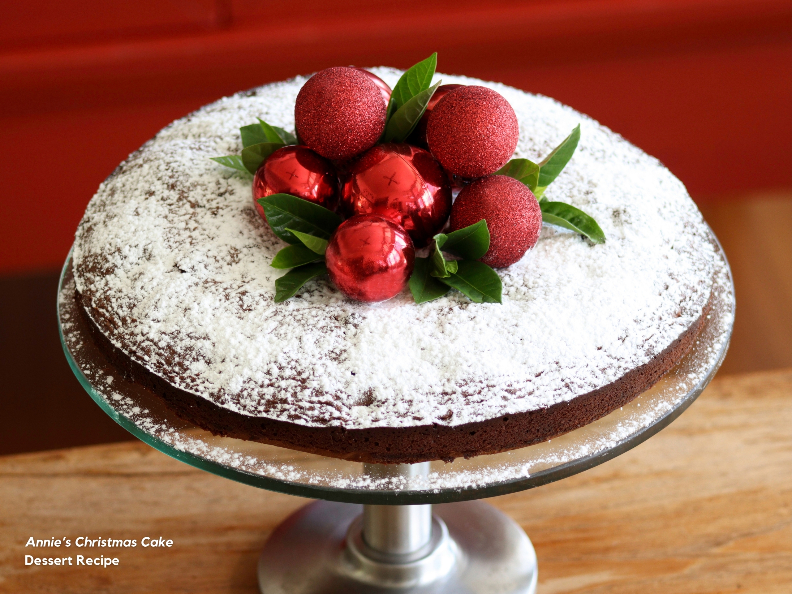 Annie's chocolate Christmas cake recipe