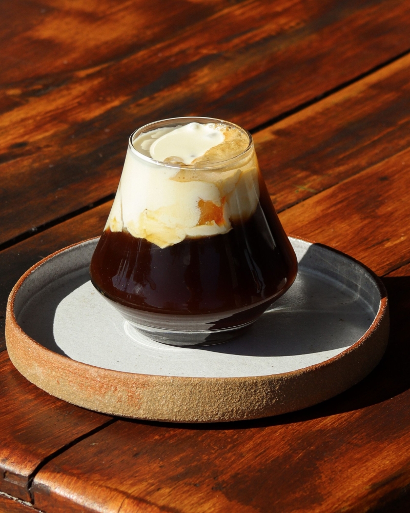 Coffee and ginger beer